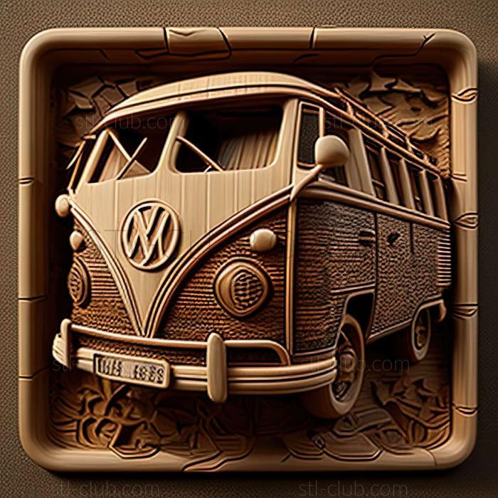 3D model Volkswagen Transporter (STL)